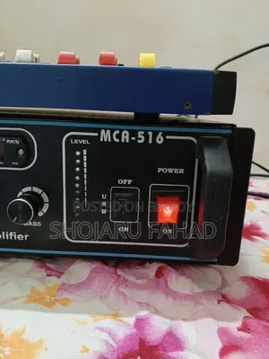 Yamaha CT80 USB Mixer + D-Delta MCA-516 Power Amplifier (Full Set)
