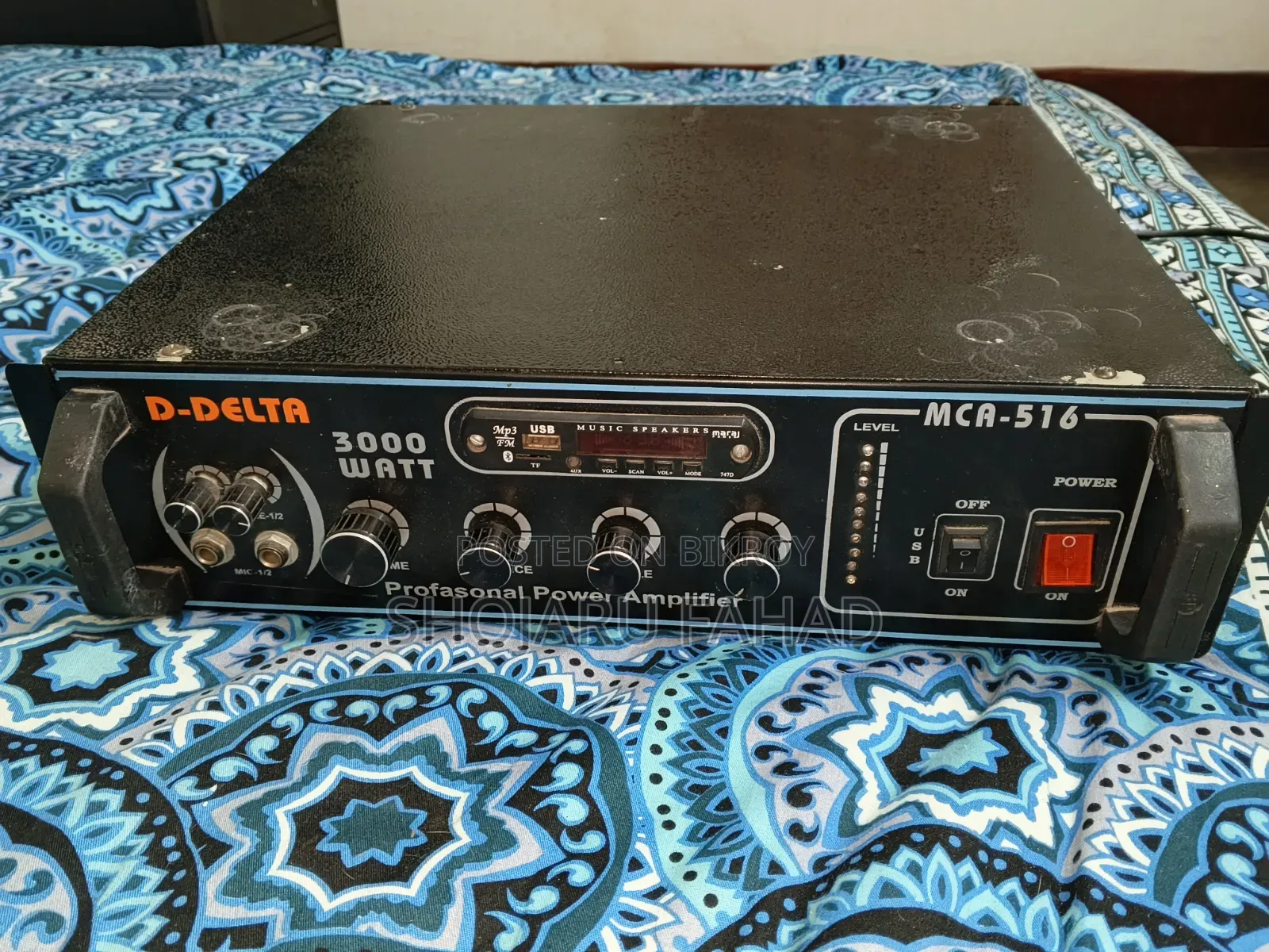Yamaha CT80 USB Mixer + D-Delta MCA-516 Power Amplifier (Full Set)