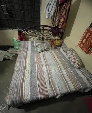 ডাবল সাইজ স্টিলের খাট বিক্রয় (ব্যবহৃত, ভালো কন্ডিশন)