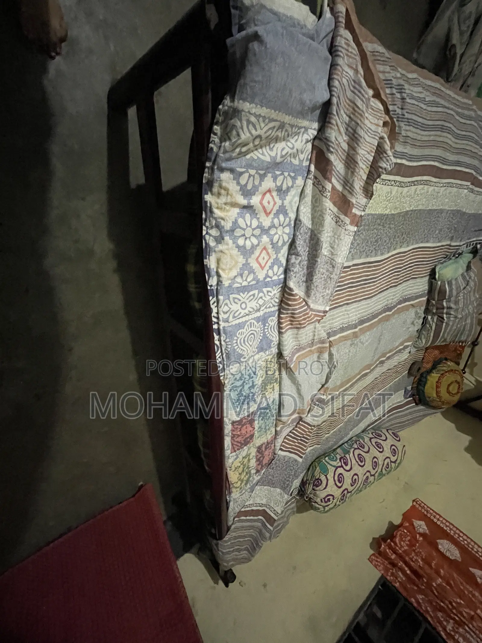ডাবল সাইজ স্টিলের খাট বিক্রয় (ব্যবহৃত, ভালো কন্ডিশন)