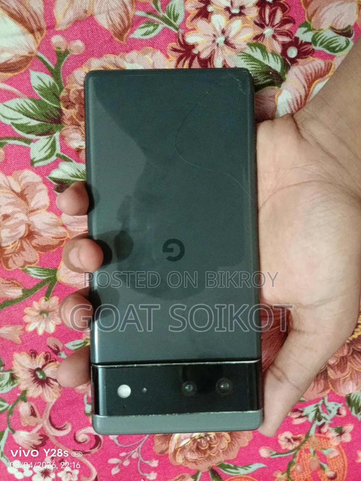 গুগল পিক্সেল ৬ ২৫৬ জিবি ব্ল্যাক
