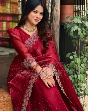 Georgette Sharee With Blouse Piece