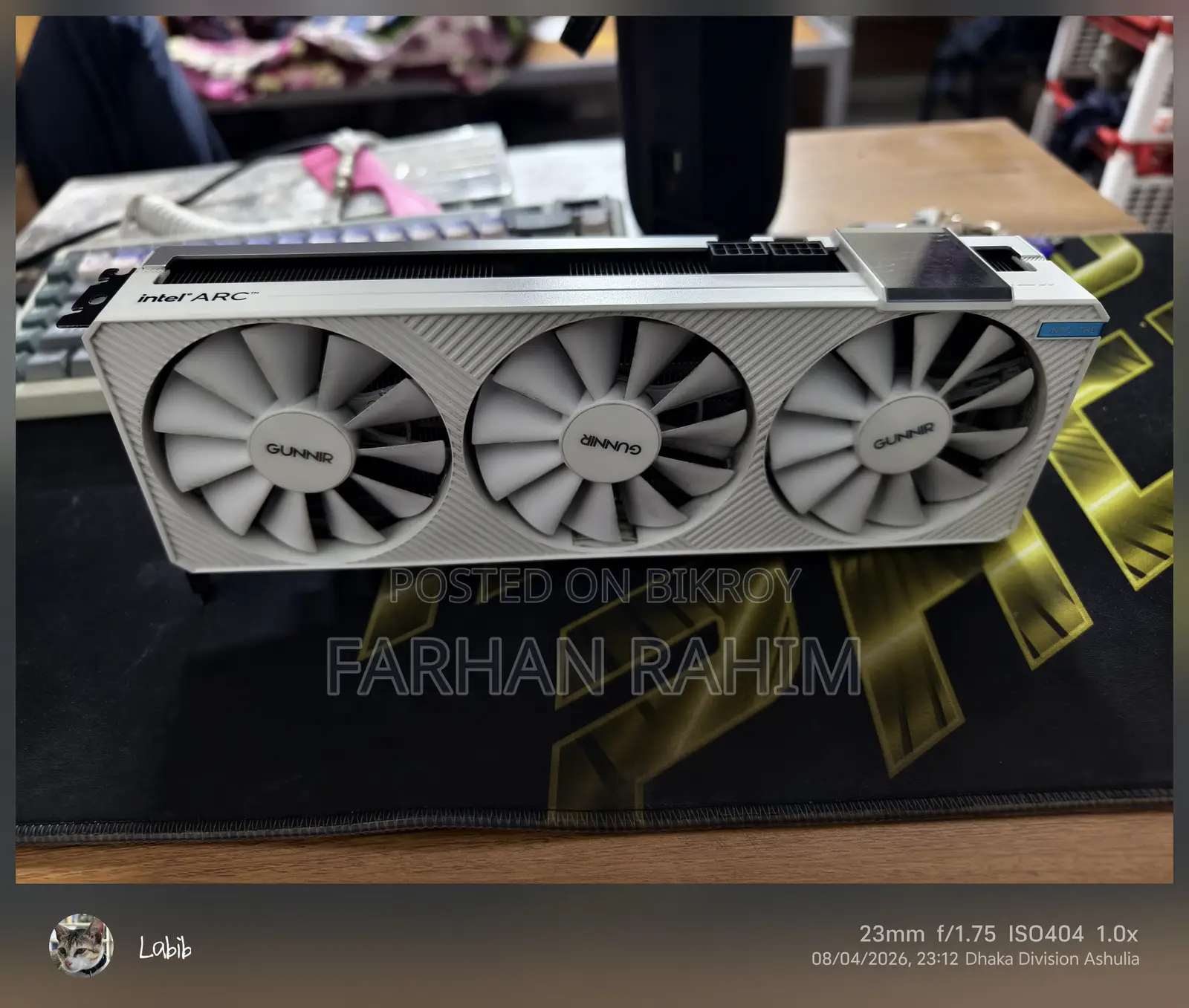 GUNNIR Intel Arc A770 Photon 16G OC White 16GB GDDR6 Graphics Card