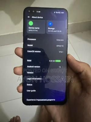 Oppo F17 Pro 128 GB Blue