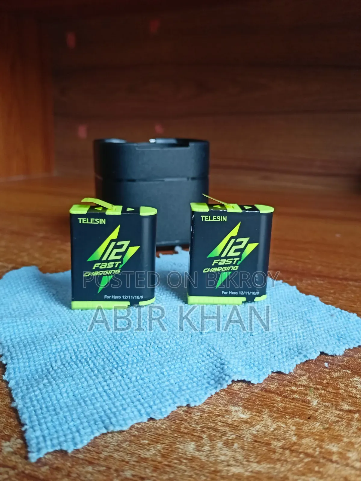 TELESIN Fast Charging Case and 2 Fast Charging Battery Sets