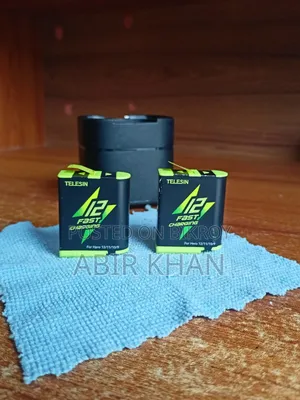 TELESIN Fast Charging Case and 2 Fast Charging Battery Sets