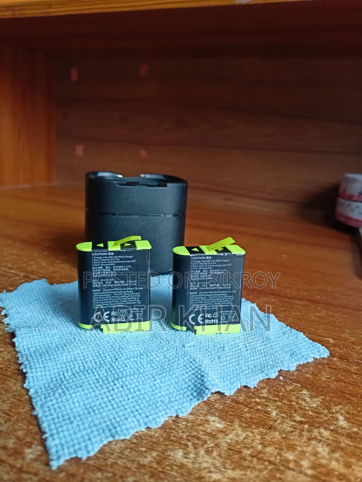 TELESIN Fast Charging Case and 2 Fast Charging Battery Sets