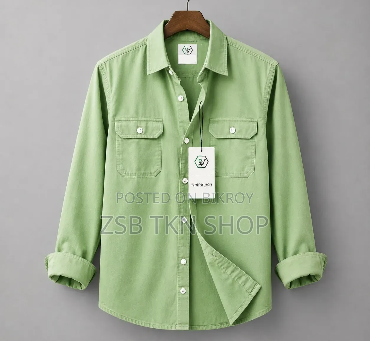 Premium Double Pocket Oxford Cotton Shirt