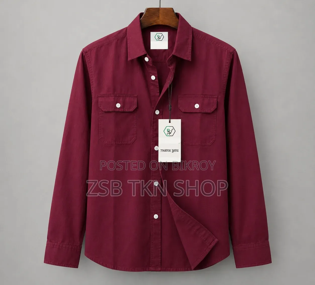 Premium Double Pocket Oxford Cotton Shirt