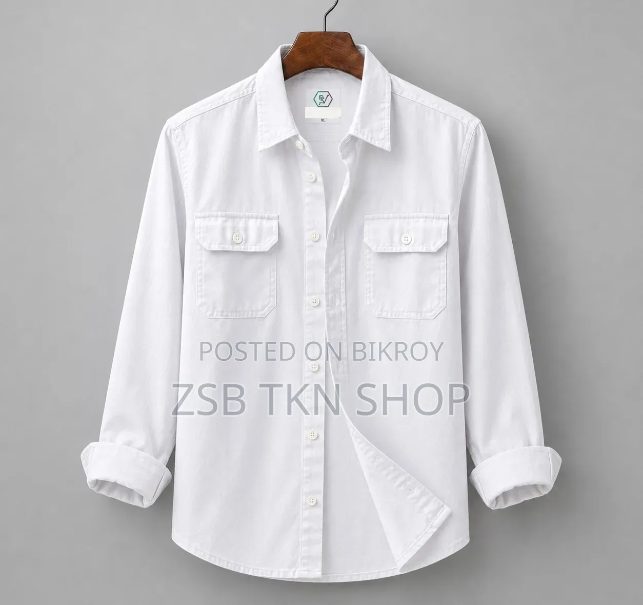 Premium Double Pocket Oxford Cotton Shirt