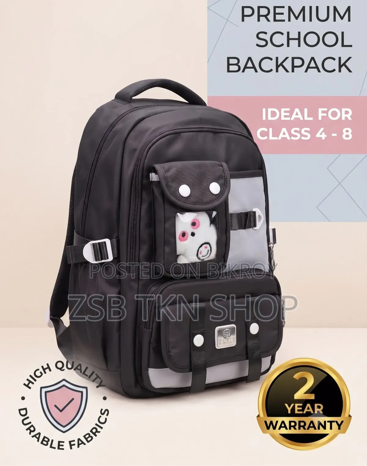 Premium Waterproof School Bag