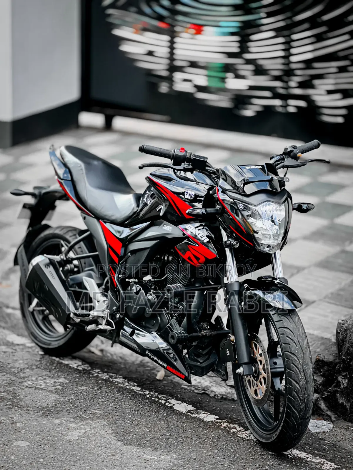 New Suzuki Gixxer 2025 Black