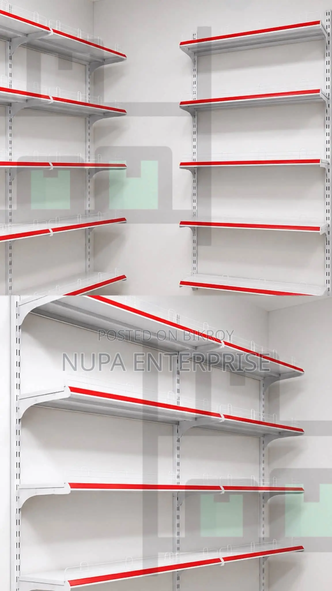 Wall Mounted Display Rack / Gondola Rack