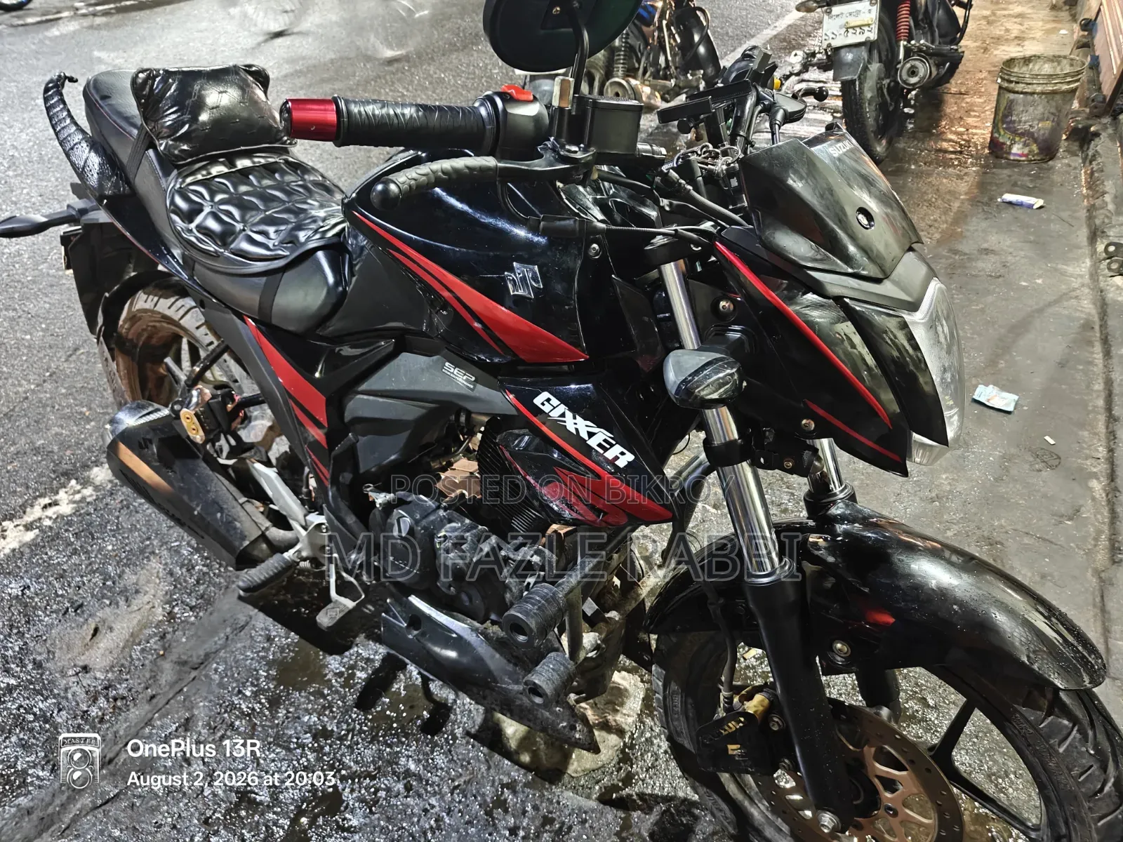 New Suzuki Gixxer 2025 Black