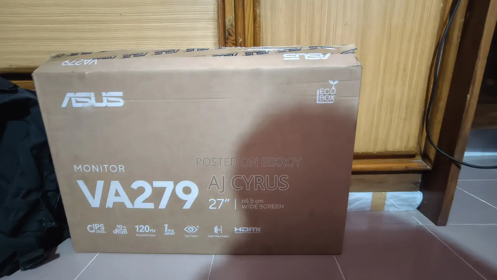 ASUS Monitor 27 Inch With One Day Use