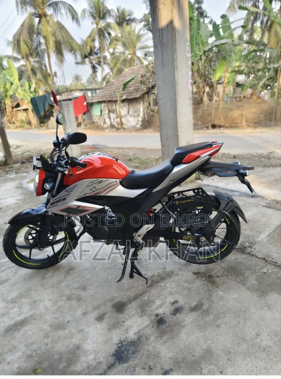 Suzuki Gixxer 2025 Orange