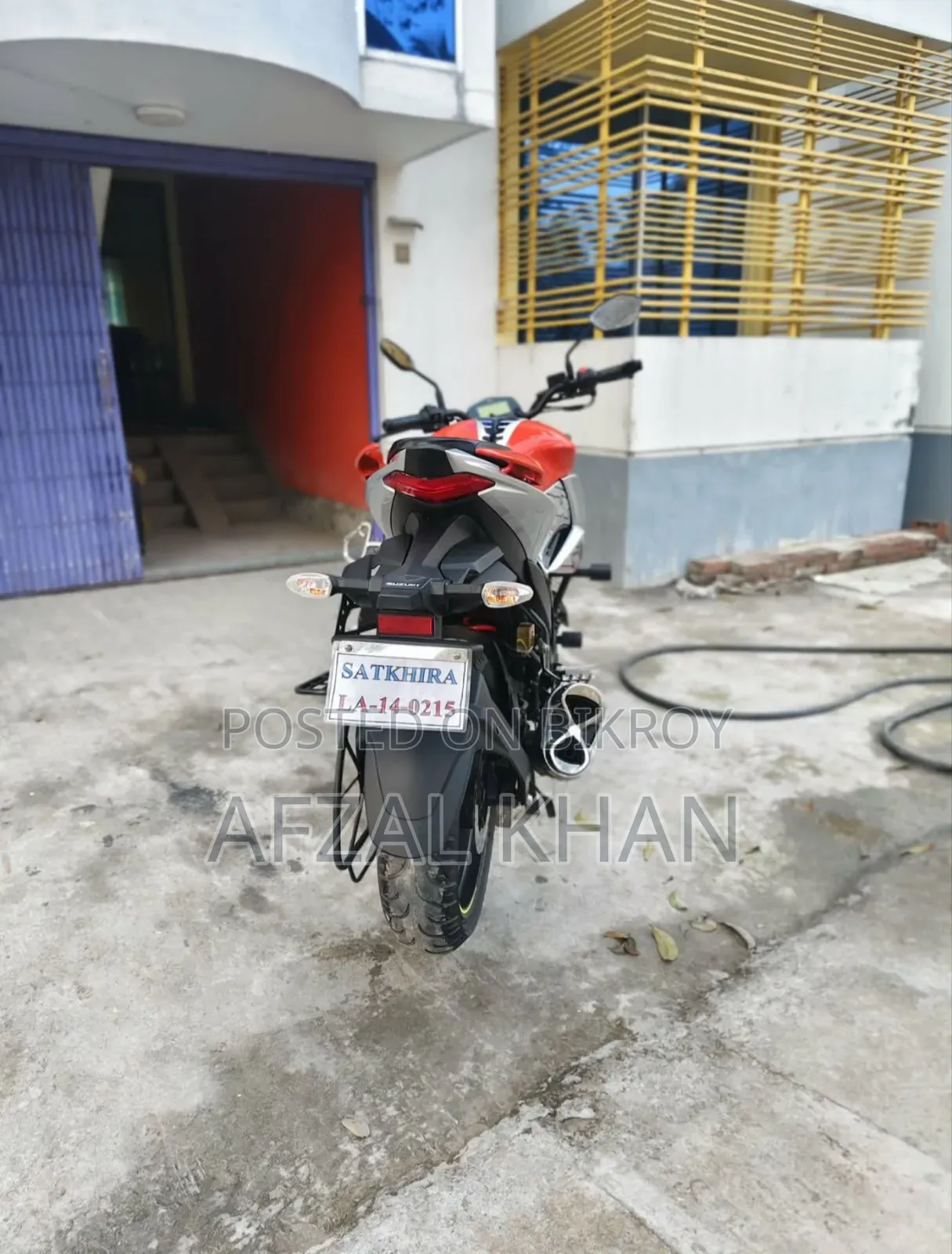 Suzuki Gixxer 2025 Orange