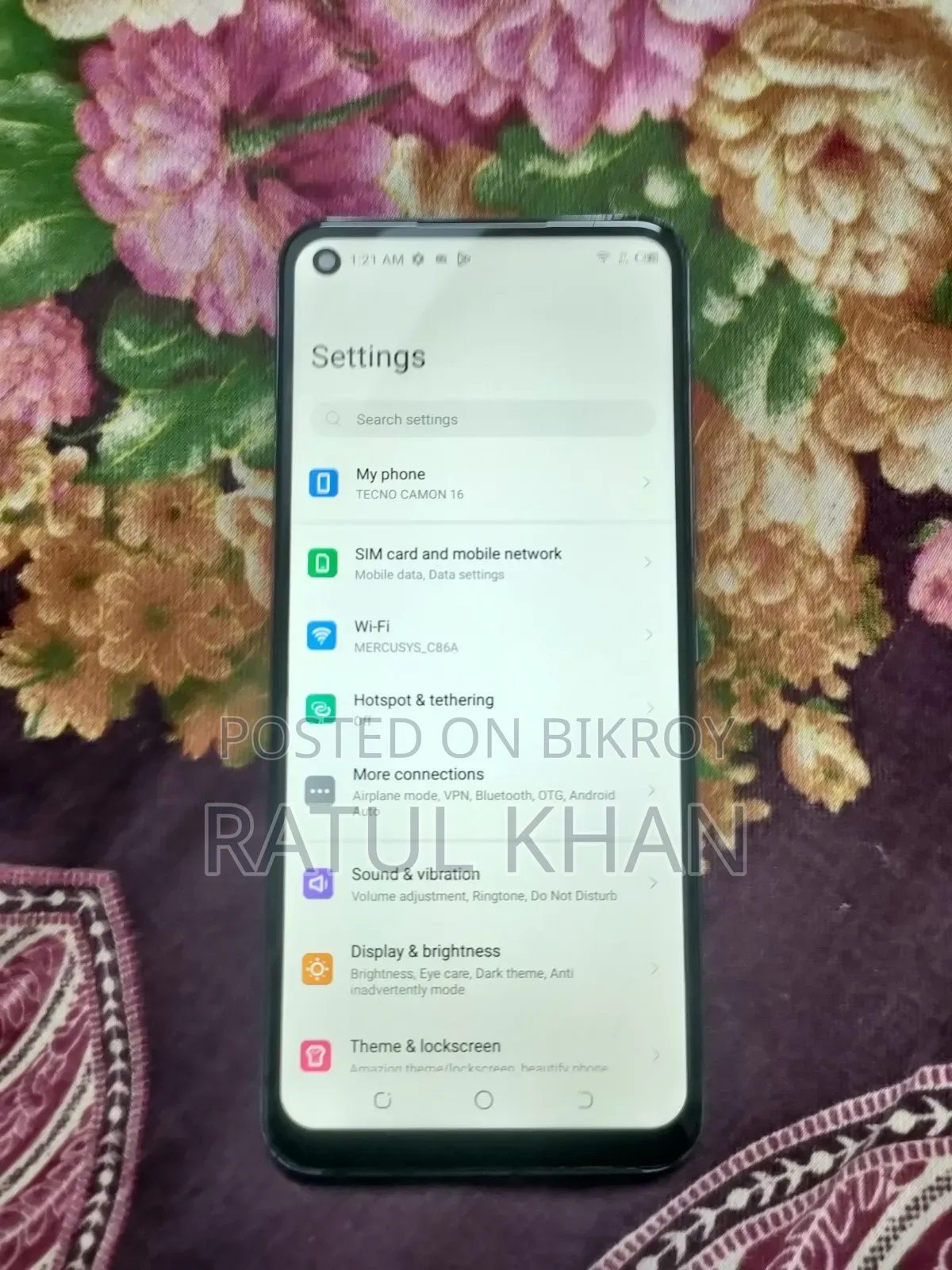 New Realme 128 GB Gray