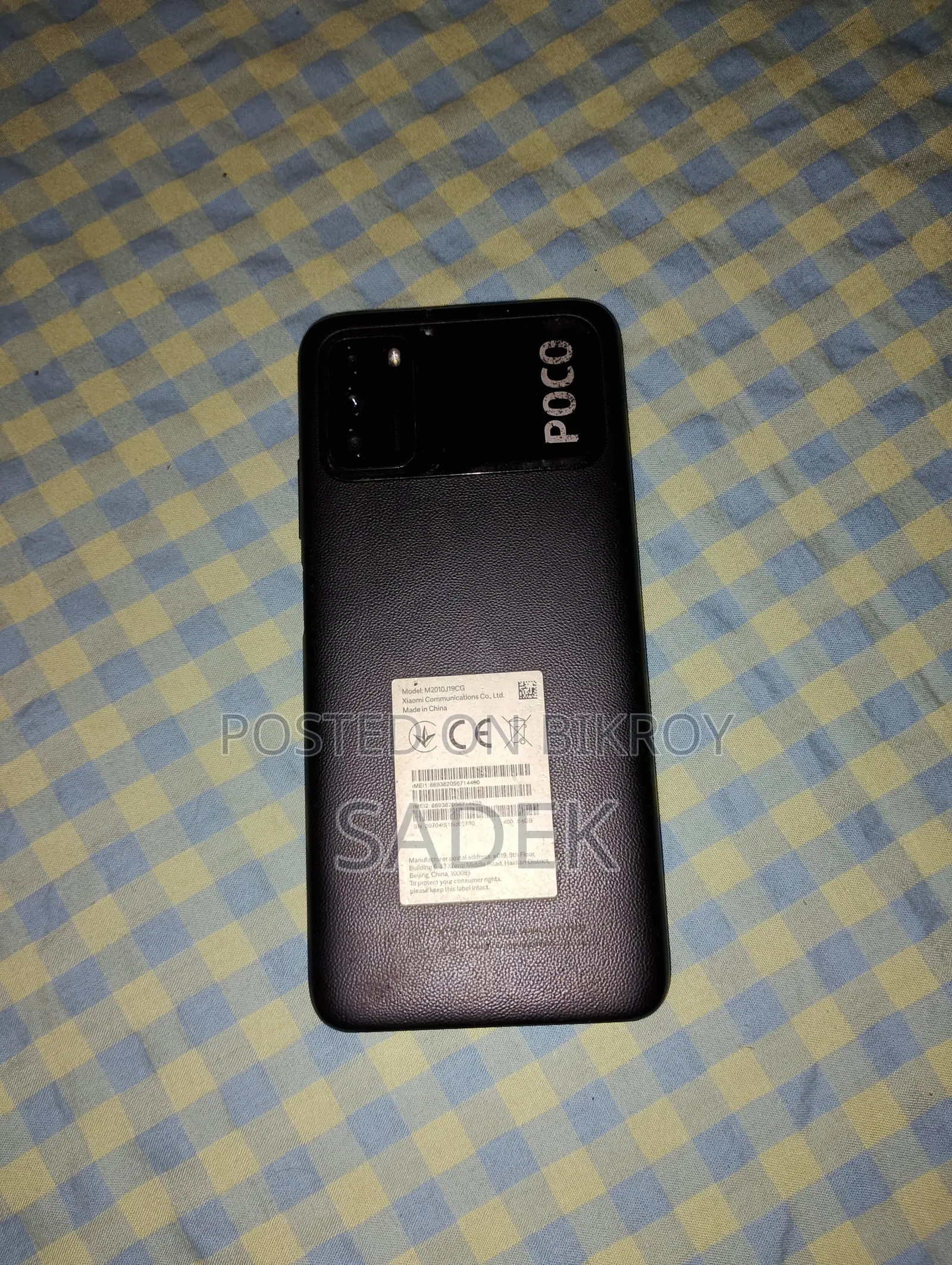 Xiaomi Poco M3 64 GB Black