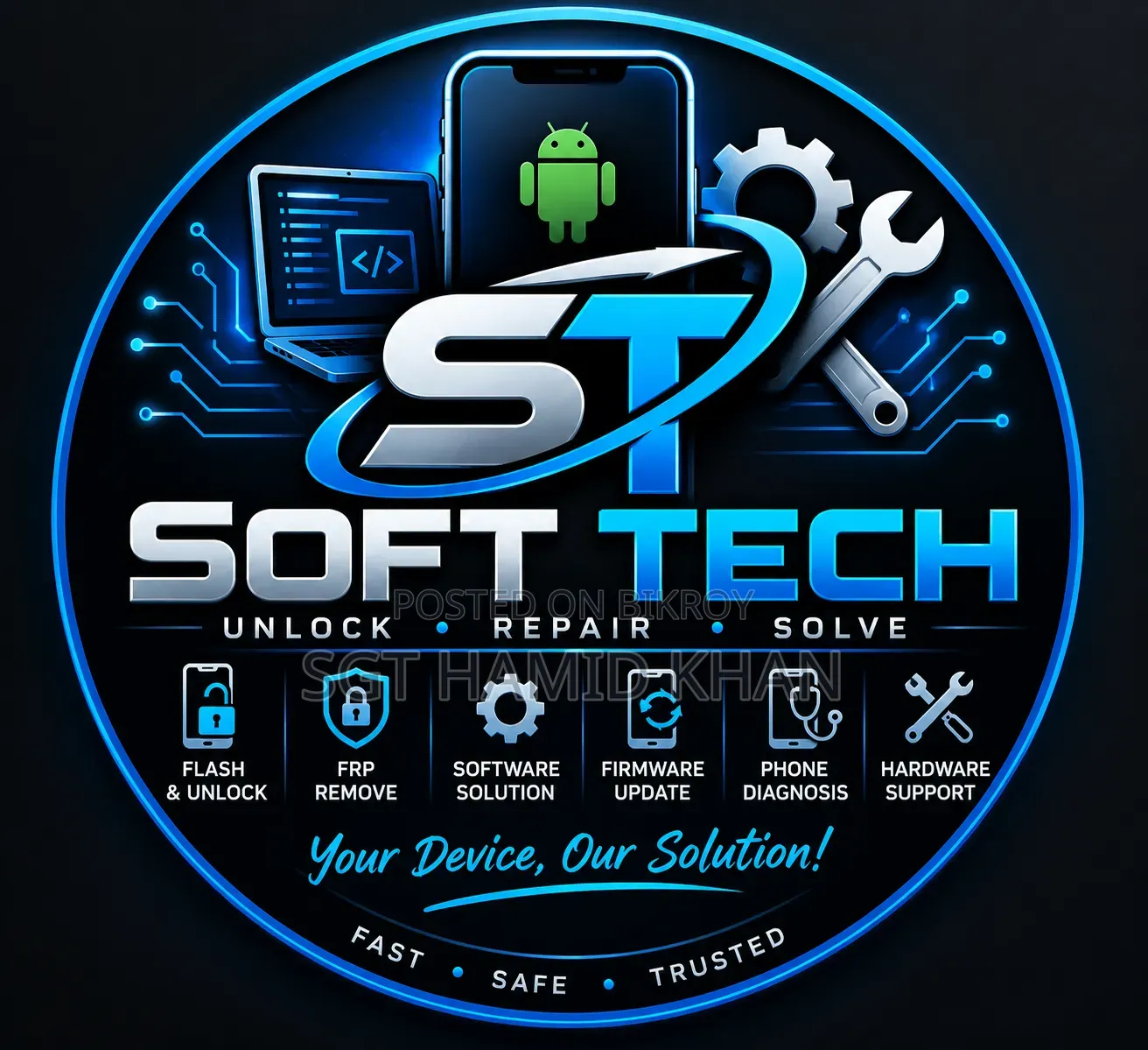 Mobile Flash, Unlock, FRP, iPhone Unlock,