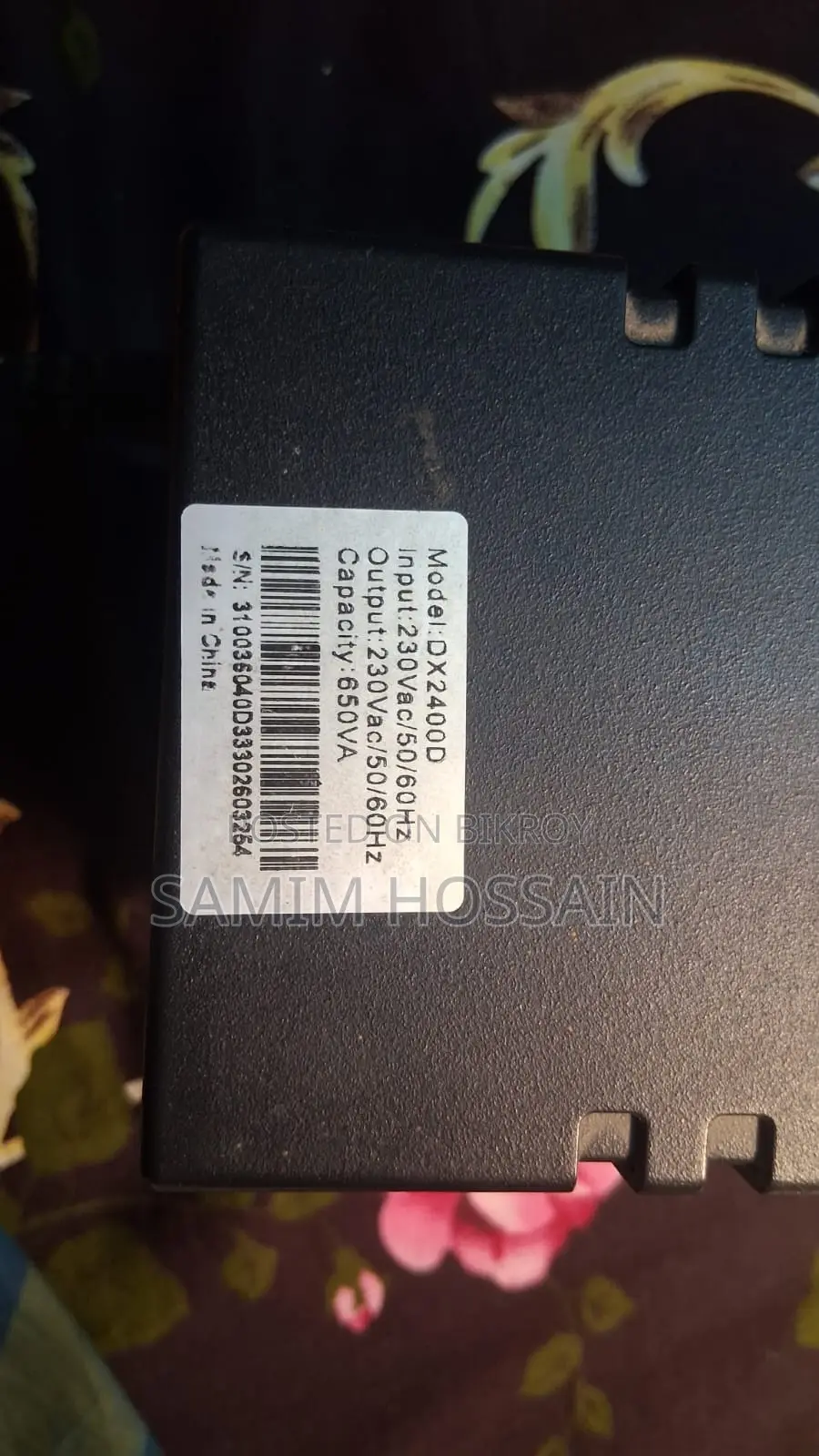 PC UPS 650VA DigitalX (DX2400D) - Fresh Condition