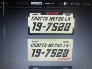 Bike Car Motorcycle Number Plate