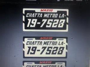 Bike Car Motorcycle Number Plate