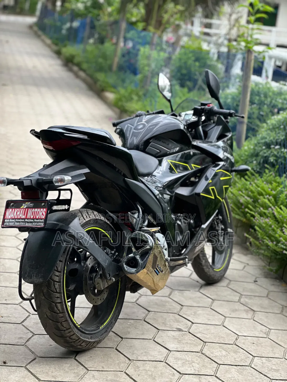 নতুন সুজুকি জিক্সার এসএফ ২০২৫ কালো