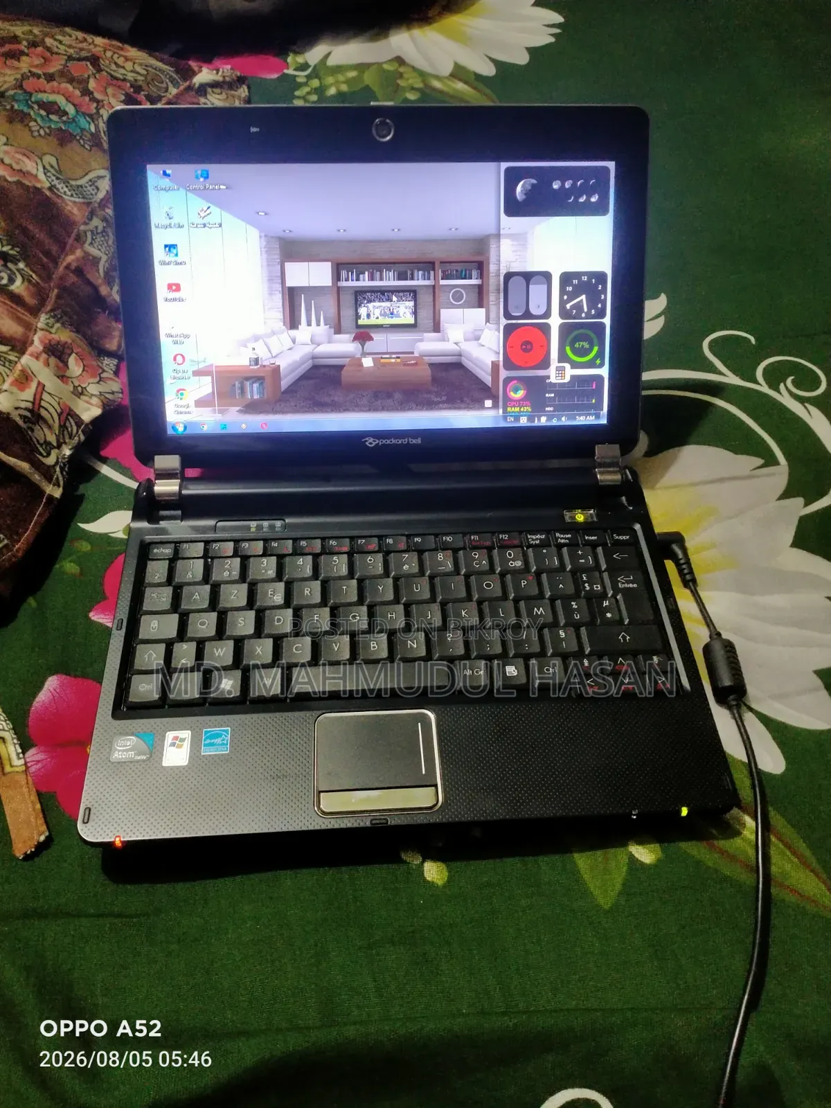 Laptop Acer AcerNote 370 2GB Nvidia SSD 256GB