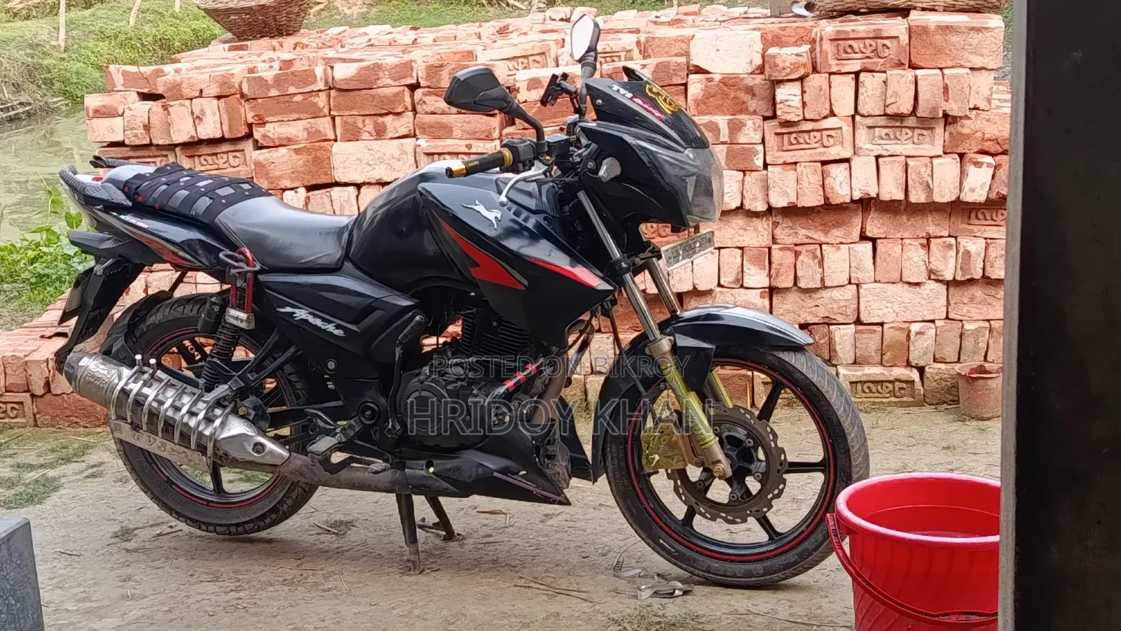 TVS Apache RTR 160 2V 2017 Black