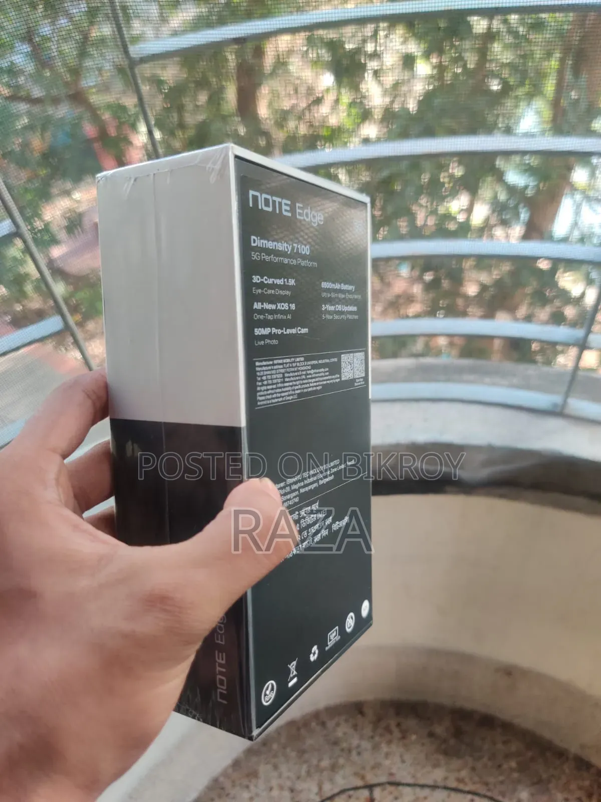 Infinix Note Edge 256 GB Black