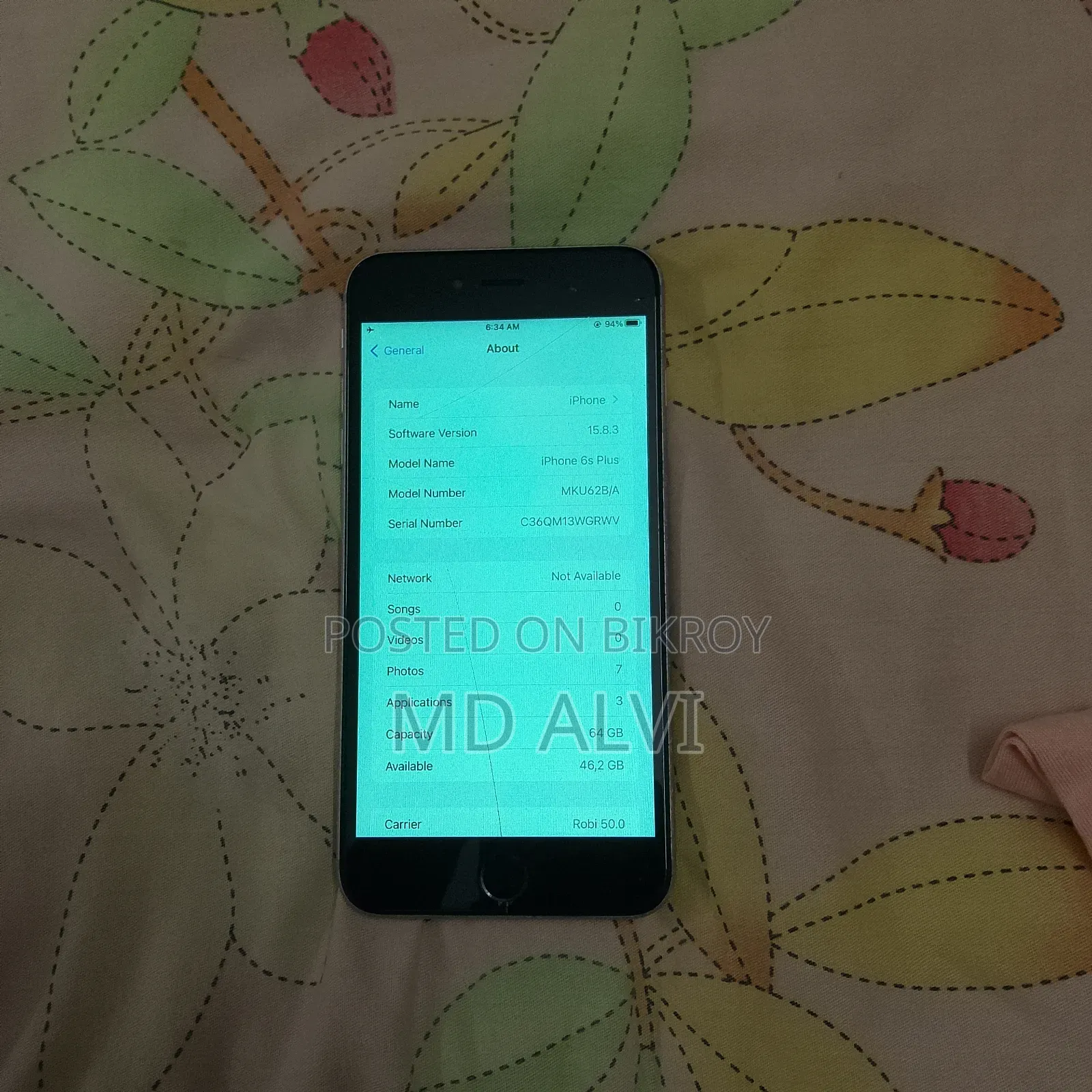 Apple iPhone 6s Plus 64 GB Silver