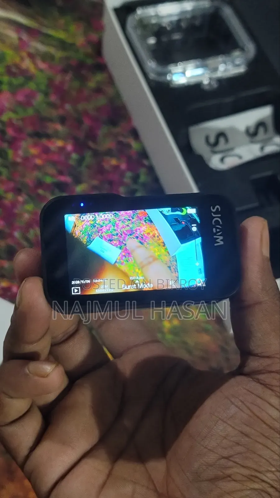 SJCAM SJ20 ডুয়েল লেন্স অ্যাকশন ক্যামেরা—মাত্র ৩ দিন ব্যবহৃত, ৪কে ভিডিও