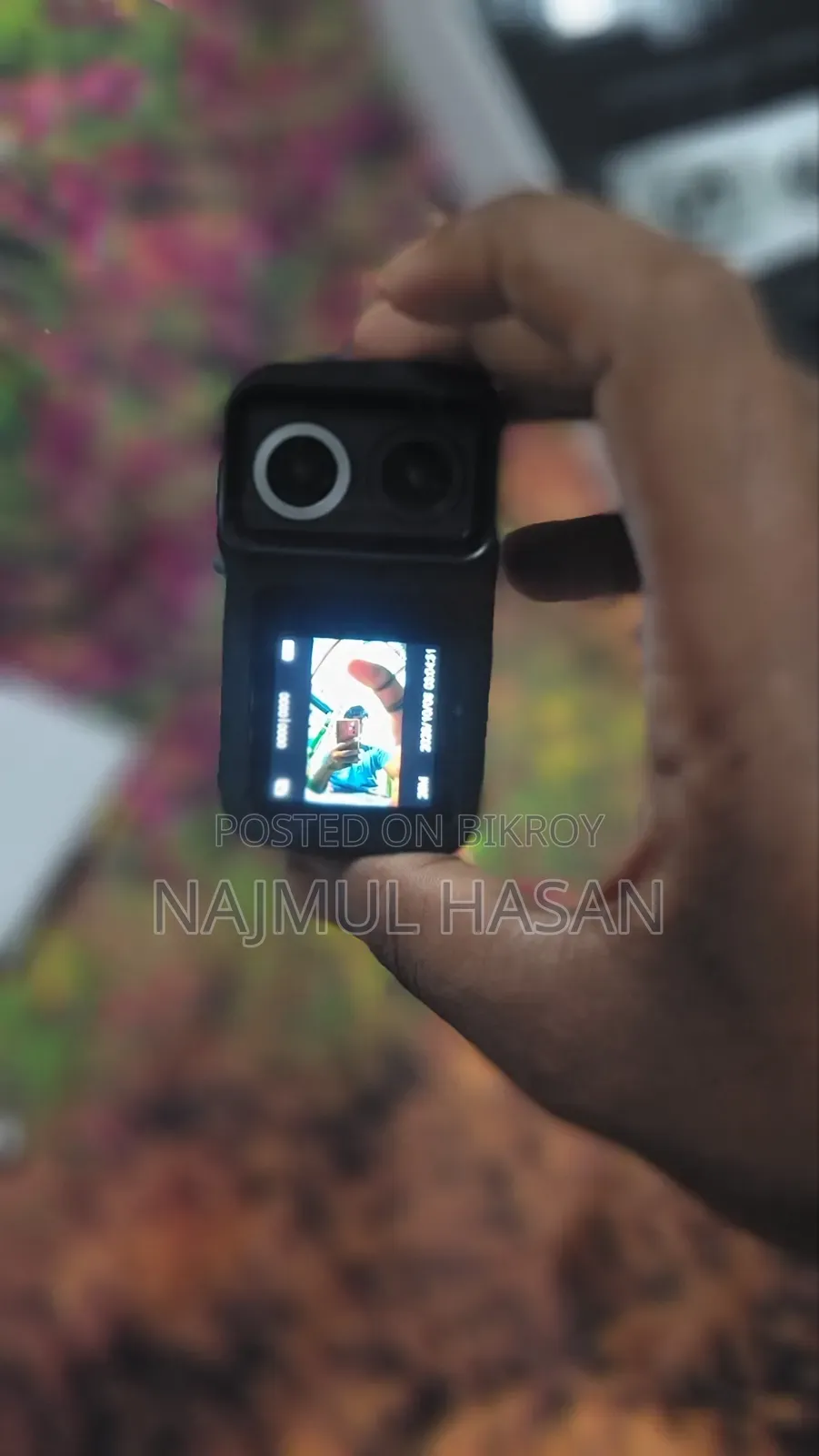 SJCAM SJ20 ডুয়েল লেন্স অ্যাকশন ক্যামেরা—মাত্র ৩ দিন ব্যবহৃত, ৪কে ভিডিও