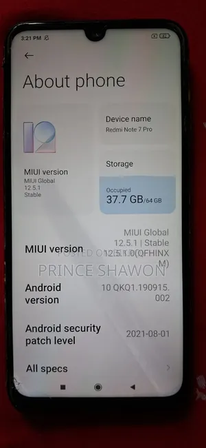 Xiaomi Redmi Note 7 Pro 64 GB Black