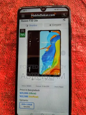 Huawei P30 Lite Premium 128 GB Black