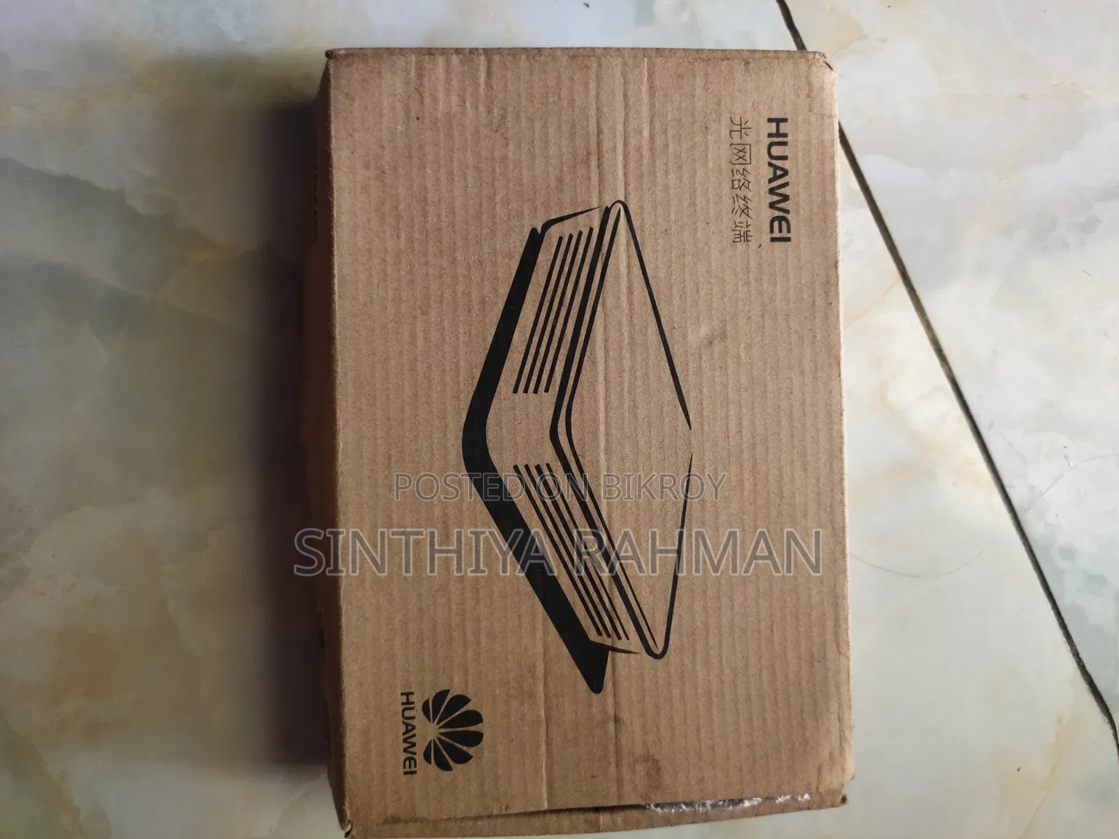 Huawei HG8010H EPON ONU Fiber Optical Modem With Adapter Box