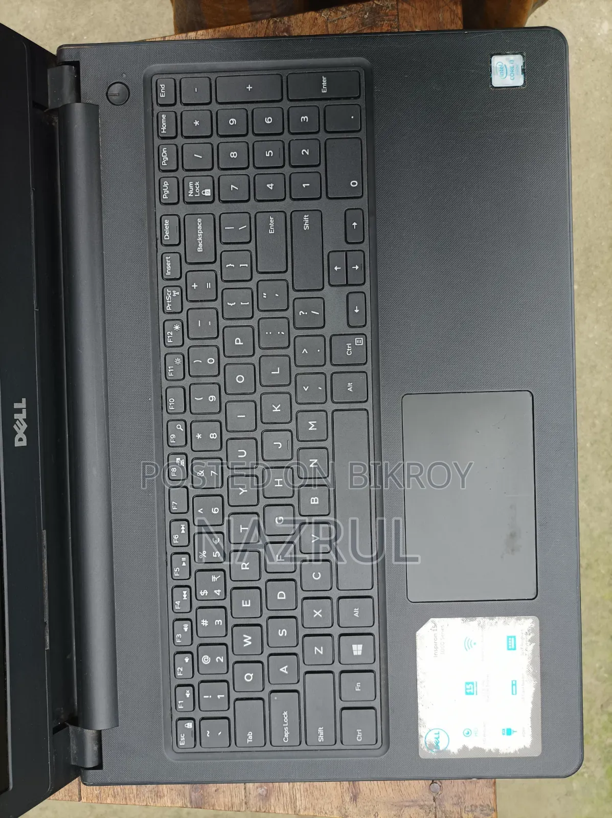 Laptop Dell Inspiron 15 4GB Intel Core i3 SSD 128GB