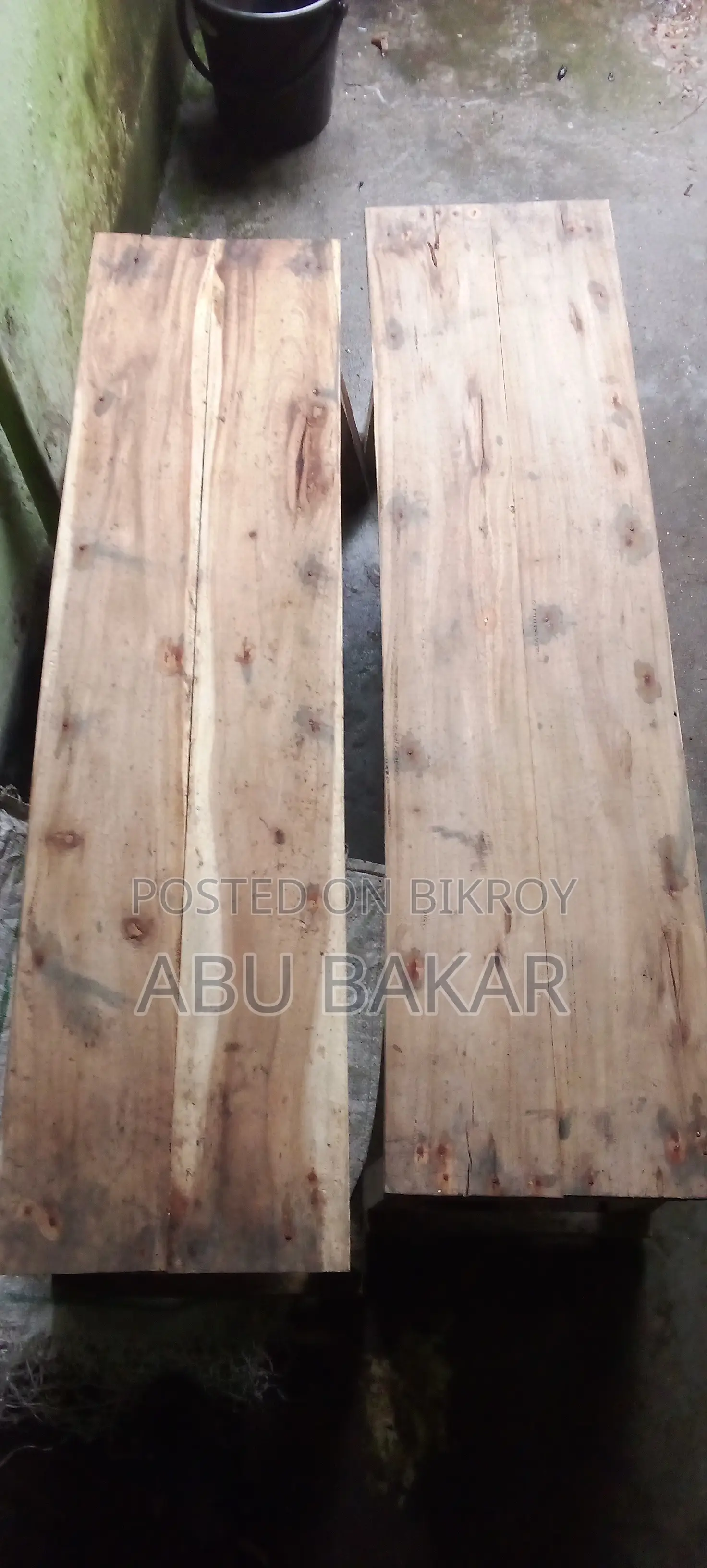 2 benches will be sold