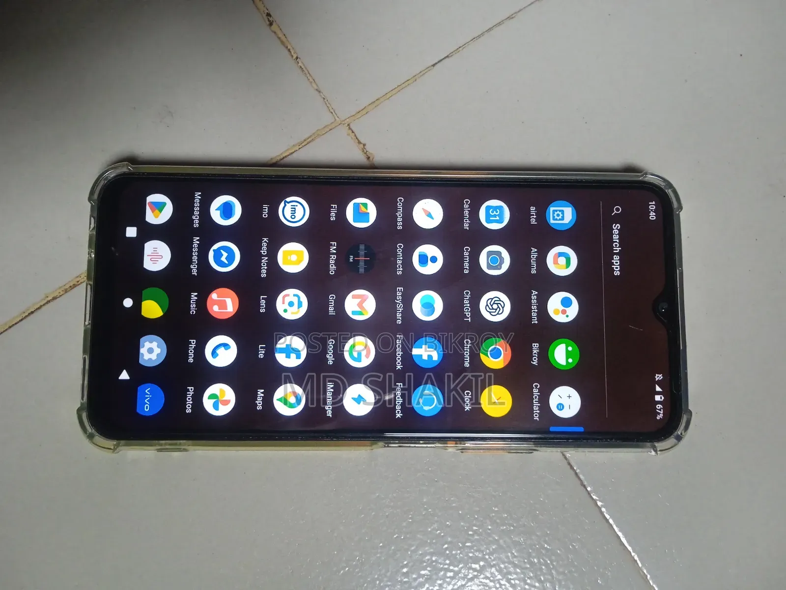 ভিভো ওয়াই১২ ৩২ জিবি ব্ল্যাক