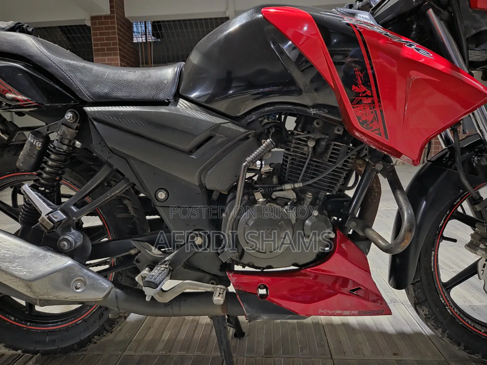 TVS Apache RTR 160 2V 2013 Red