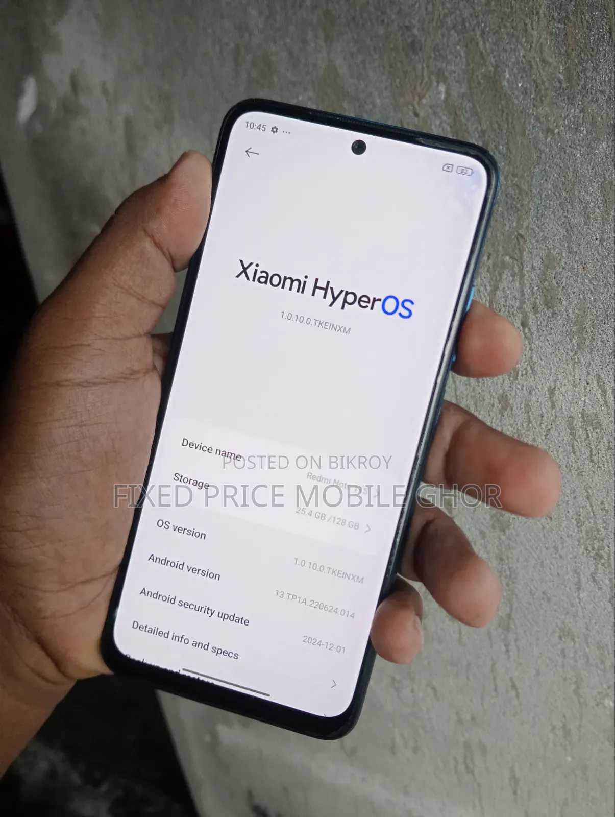 Xiaomi Redmi Note 11S 128 GB Gray