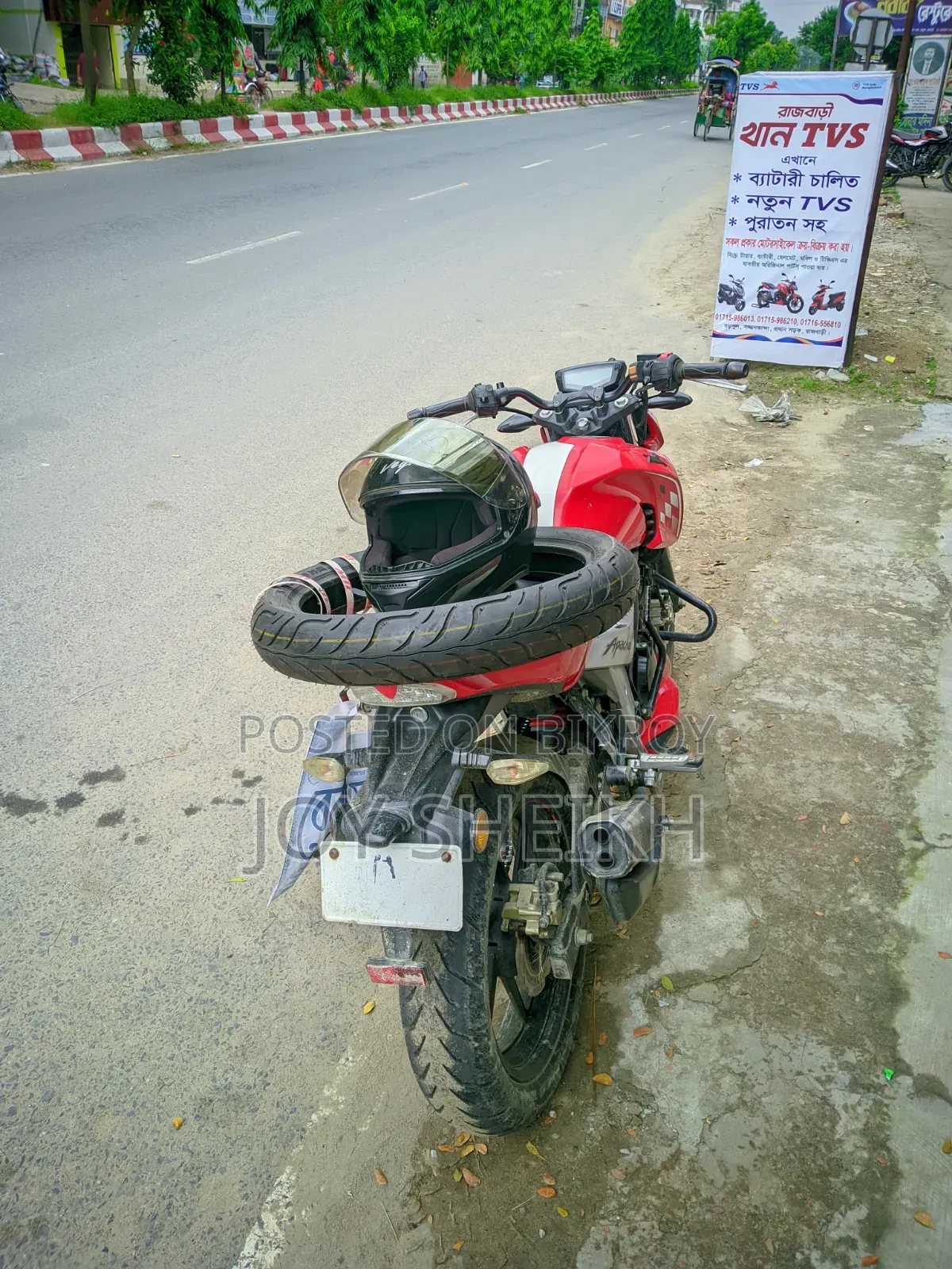 টিভিএস আপাচে আরটিআর ১৬০ ৪ভি ২০২১ রেড
