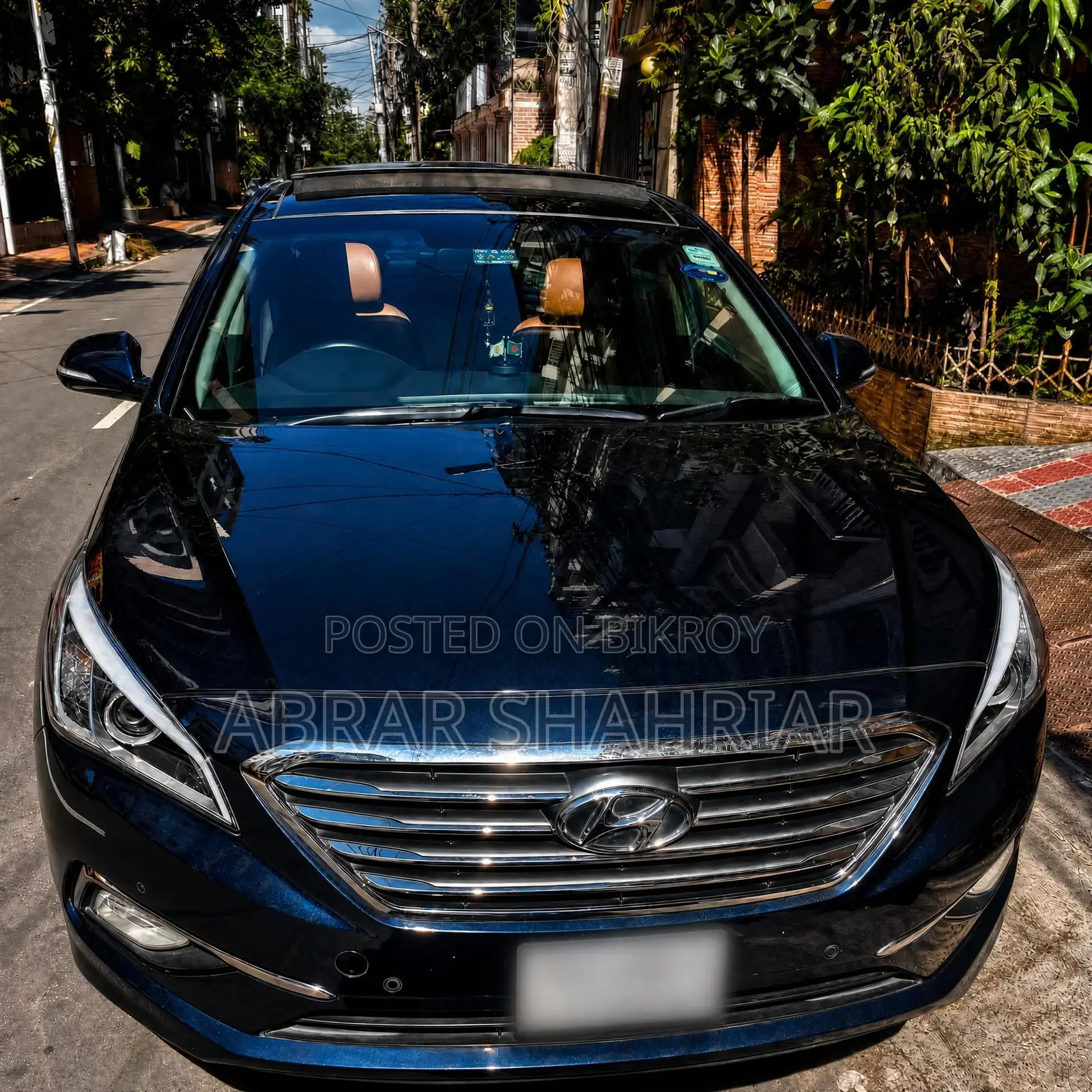 Hyundai Sonata Base Sedan Front-Wheel Drive (2.4L 4-cylinder 6-speed Automatic) 2017 Blue