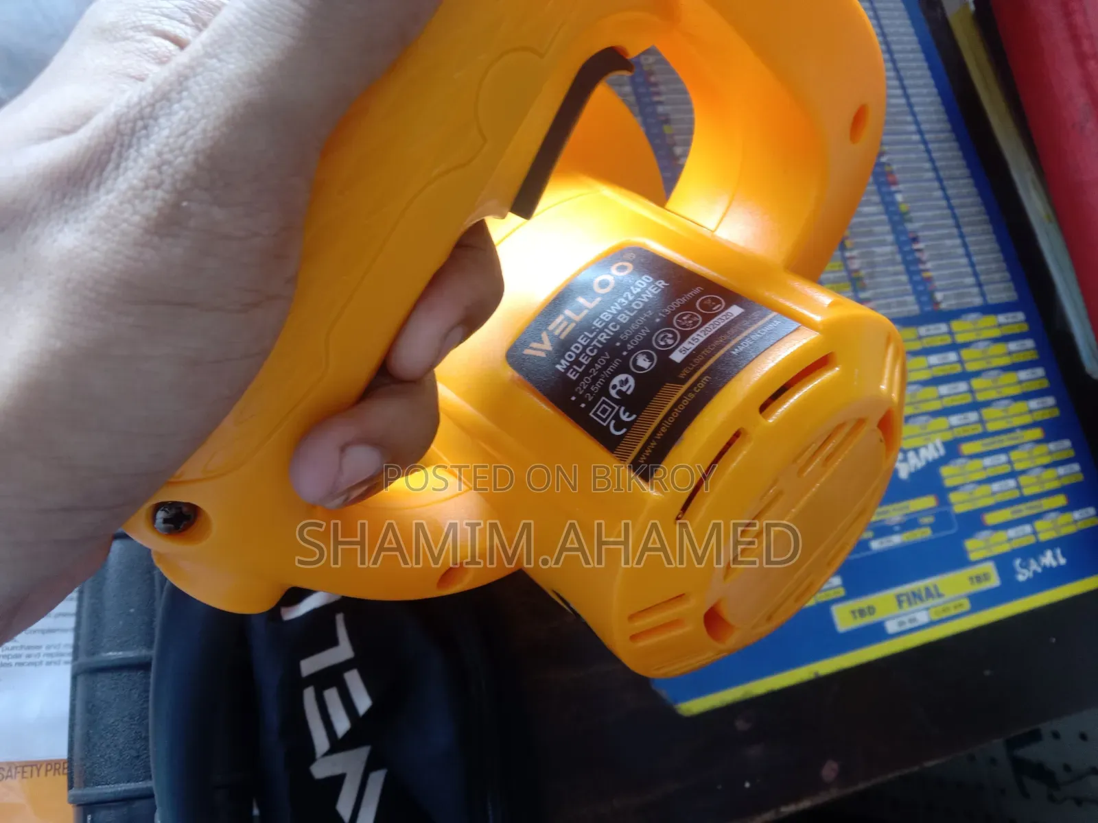Welloo Electric Hand Blower