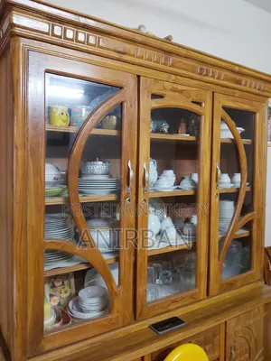 শোকেস (কাঠের-সেগুন)