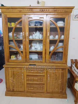 শোকেস (কাঠের-সেগুন)
