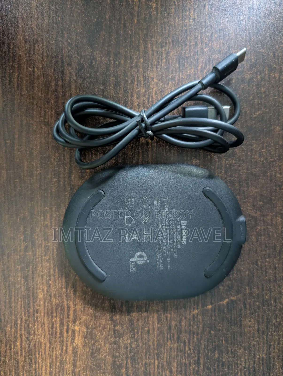 Baseus Cobble 15W Qi Wireless Charger