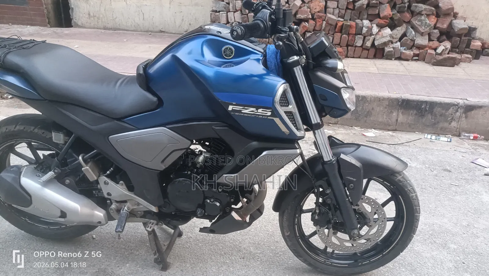 Yamaha FZS V3 2020 নীল