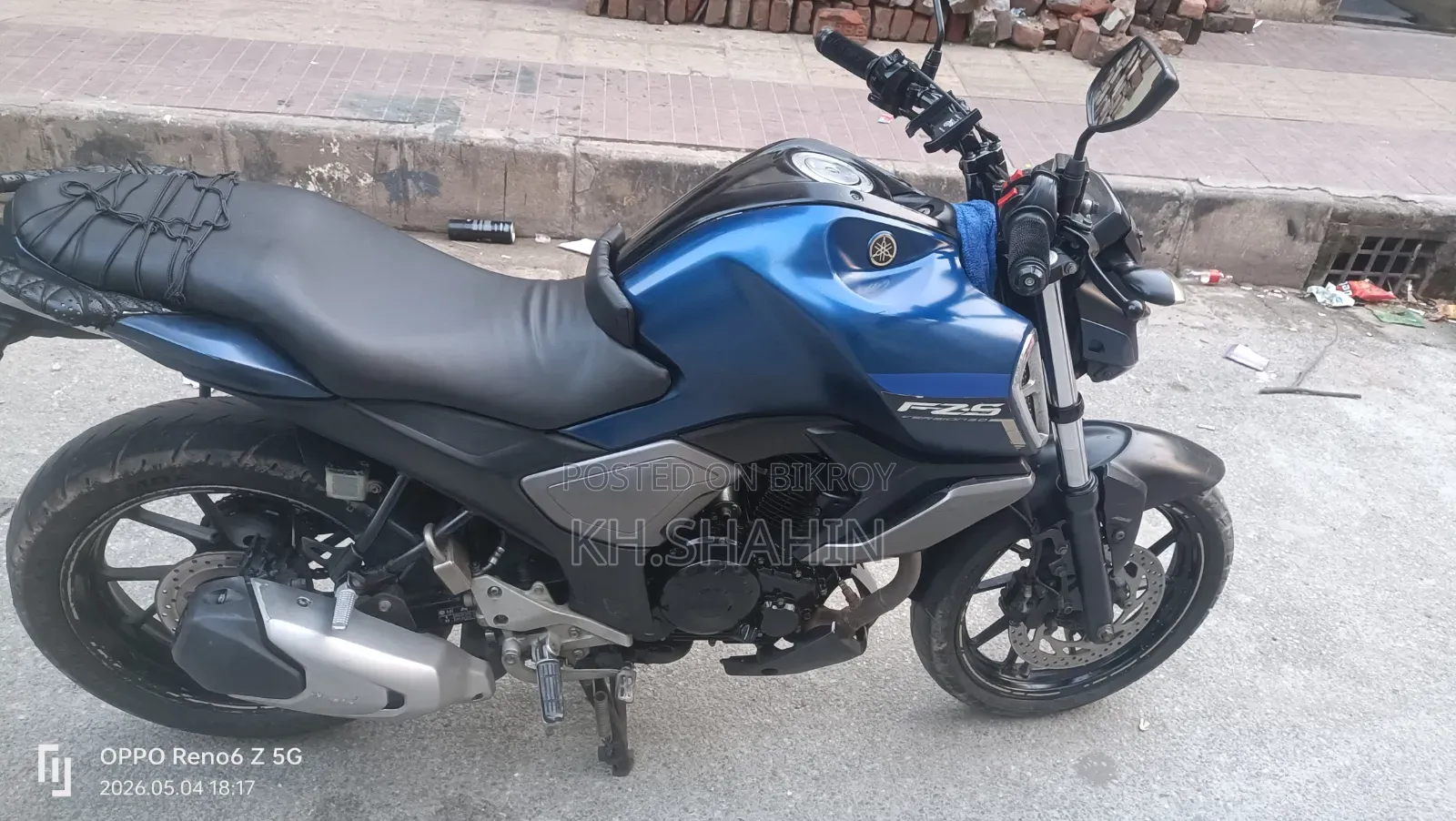 Yamaha FZS V3 2020 নীল